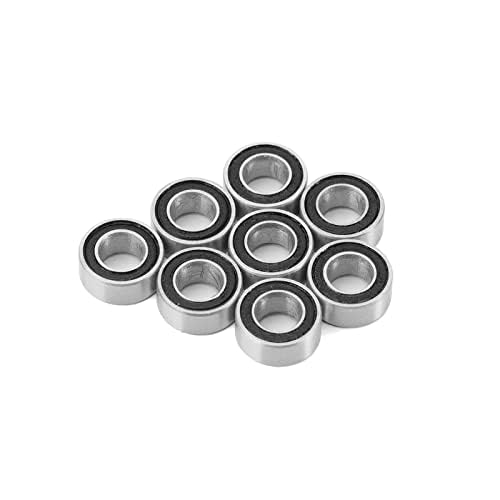 Image of INJORA Steel Sealed Bearing Kit for TRX4M 1 /18 RC Crawler, 22PCS (Black) (Pack of 2)