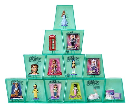 Mini Bratz Series 3 Collectible Figures, 2 Mini Bratz in Each Pack, Blind Packaging Doubles as Display, Y2K Nostalgia, Collectors Ages 6 7 8 9 10+
