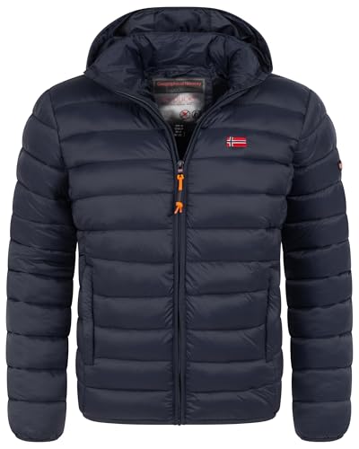 Geographical Norway Herren Winter Jacke warm gefüttert Parka Steppjacke Outdoor gesteppt,...