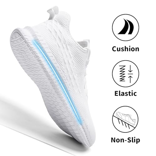 Mens Walking Shoes Tennis Sneakers Running Workout Jogging Rubber Athletic Sole Ultra Light Breathable Comfortable Non Slip Fashion3