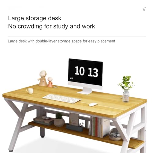 Bureau d'ordinateur compact 110 cm pour gagner de la place
