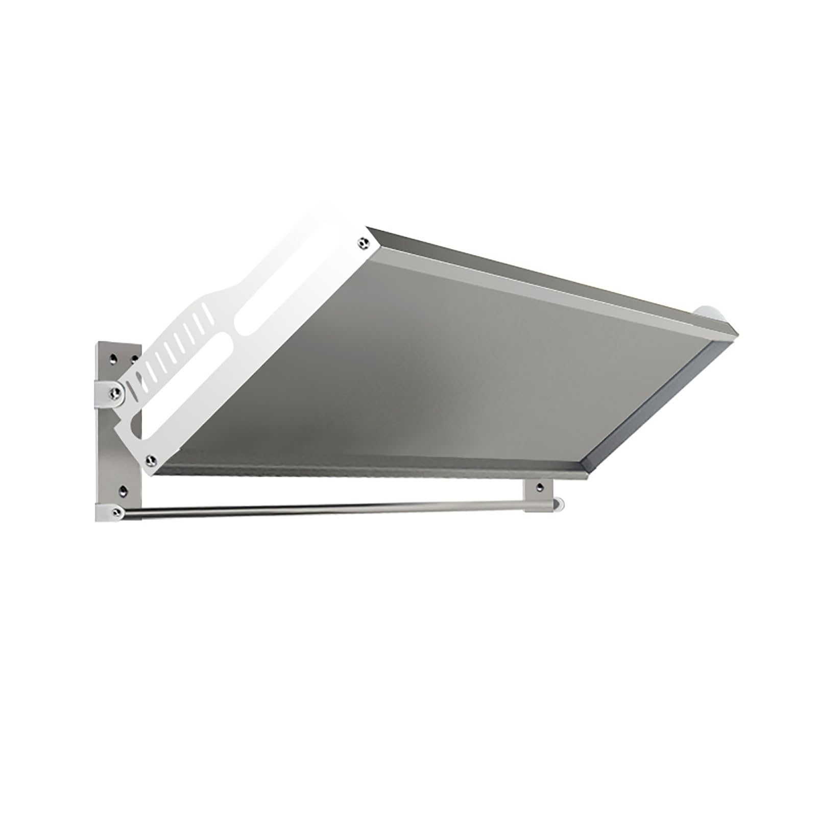 304 Stainless Steel Wall Desks Workbench, Wall Mounted Table Fold Down Easy To Install & Clean Folding Concession Shelf For Food Truck Kitchen