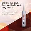 SALTITE-Transparent Salt Glue|Himalayan Salt Adhesive for Joining Himalayan Salt Tiles & Bricks|The Perfect Sealant for Blocks,Plastic,Plexi-Glass,Wood,Marbel Plates & Salt Wall of Pink Salt (1)