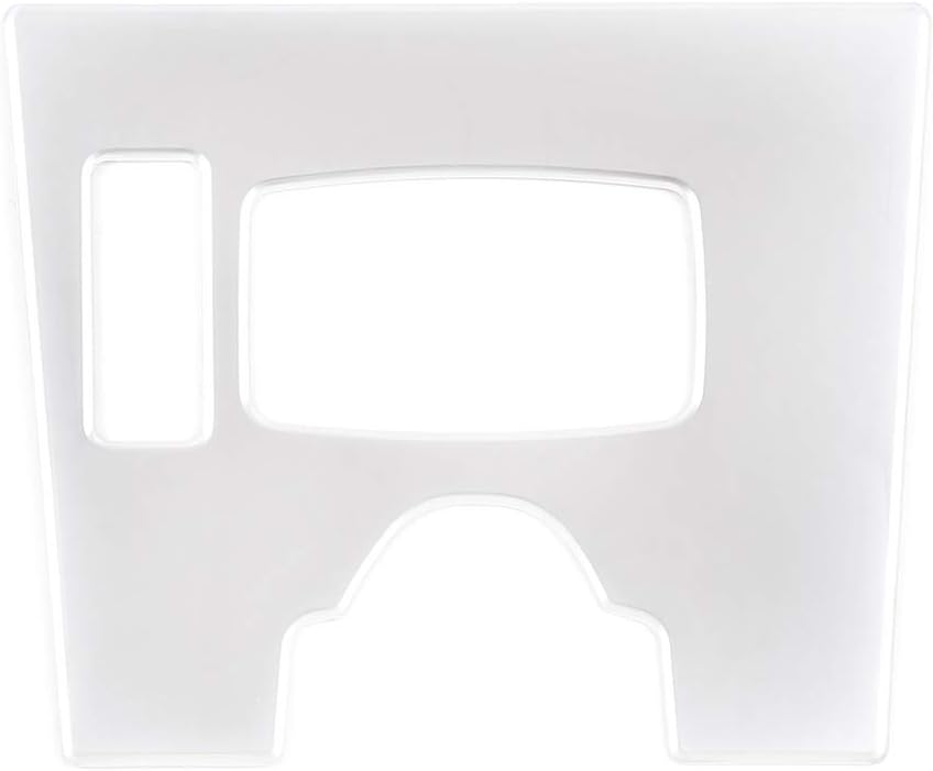 YIWANG ABS Chrome Car Control Console Panel for Mercedes Benz E Class W212 E260 E300 2014 2015 Accessory (Silver)
