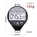 Rubber Hardness Tester Digital Shore Type D Durometer Hardness Tester 0~100HD Shore D Tire Hardness Tester Meter with LCD Display for Ultra-Hard Rubber,Thermal Plastic,Tire,Resin, Fiber,Glass
