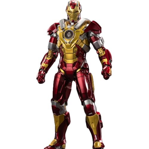 Image of ZD Toys Action Figure - 7 Inch Iron Man Mark 17 Heartbreaker Armor, 1 /10 Scale, Interchangeable Hands, Blast Effects, Display Stand & Durable PVC Build, Ideal Gift, Ages 15+ Years