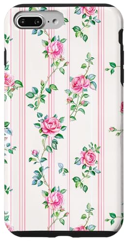 Cottagecore Floral Charm Romantic Pink Roses X}zP[X iPhone 7 Plus/8 Plus p