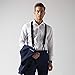 Grade Code Mens Button End Suspenders 49 Inch Y-Back Adjustable Elastic Tuxedo Suspenders (Black)