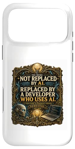 AI Funny Developer Programmer Coders�ɒu���������܂���B �X�}�z�P�[�X iPhone 17 Pro Max �p