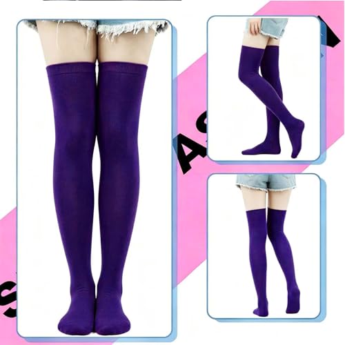 Image of Black and White Striped Arm Leg Warmers Sleeves Set Rainbow Socks Knee High Fingerless Gloves Hand Thigh Warm