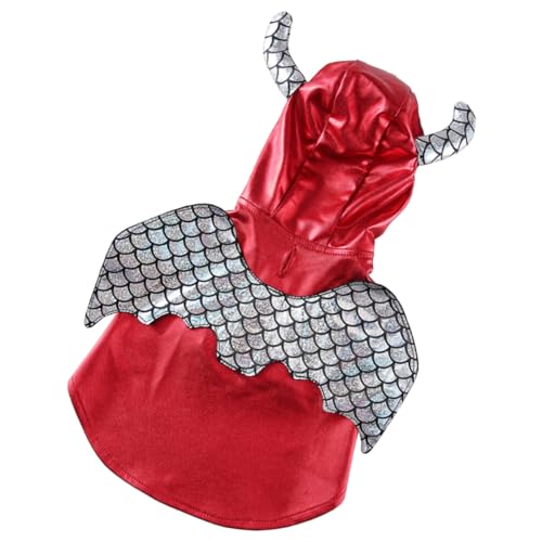 Disfraz para perro NUOBESTY tamaño M color rojo
