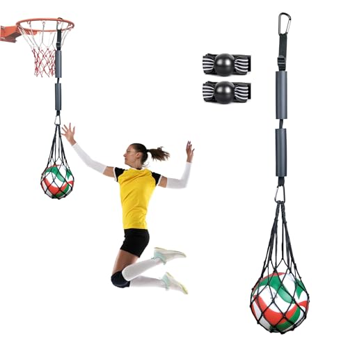 Volleyball Training System: Volleyball Attack/Spike Trainer and Volleyball Training Gesture Corrector, Great Trainer to Improves Serving, Jumping, Arm Swing Mechanics and Spiking Power