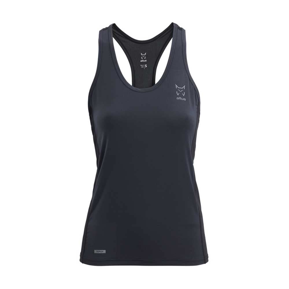 Débardeur femme anthracite taille L maillot de corps gris foncé coton extensible