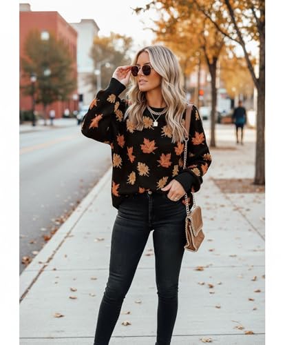 Image of Womens Oversized Sweaters Fall 2026 Fashion Clothes Colorblock Knit Tops | ETCYY Striped Sweaters For Women Trendy,Batwing Sleeve Oversized Sweater Pullover Tops,Cute,Spring Winter Fall Outfits