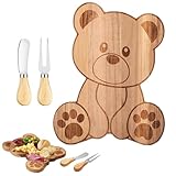 Tabla de Quesos | Bandeja De Servir para Cocina En Forma De Oso - Bandeja de Cocina para Alimentos - para Carnes Mariscos Frutas Aperitivos Pan Bodas Reuniones Familiares Fiesta Vacaciones