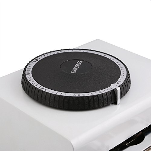 Superland Embosser 72 Character Card Embossing Machine for PVC Gift Card Credit VIP ID Membership Stamping Embossing (72 Characters)
