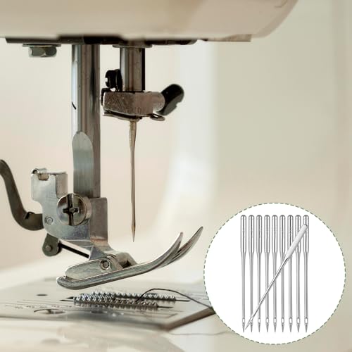 30 Pcs Heavy Duty Sewing Machine Needle Universal Sewing Machine Needles Sizes 110/18 100/16 90/14 for Thick Fabric Leather Jeans Canvas Embroidery