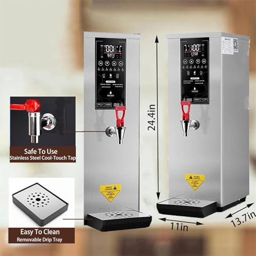 Chaudière chauffe-eau automatique inox distributeur eau chaude cantine - 6