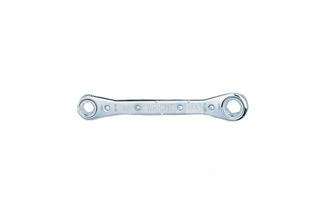 Wright Tool 9383A 12 Point Ratcheting Box Wrench, 9/16