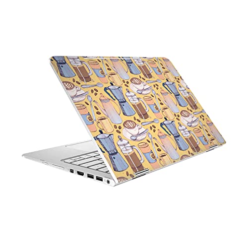 Skin Vinyle Amour De Café Jaune pour Illuminer votre Bureau sur HP Spectre Pro X360 G2