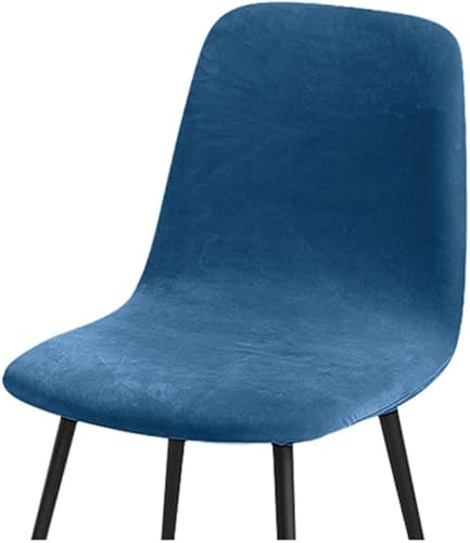 Miniatura 9 de Funda elástica para silla con respaldo corto de terciopelo de 1246, fundas elásticas para sillas de asiento de comedor, bar, oficina, fiesta,
