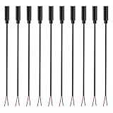 Fancasee (10 Pack) Replacement 3.5mm Female Jack to Bare Wire Open End TS 2 Pole Mono 1/8' 3.5mm Jack Plug Connector Audio Cable Repair