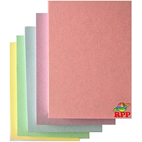 Blank Flash Cards 250 pack, A6 105 x 148 mm Assorted Pastel Colours, Perfect study tool Index Revision Cover