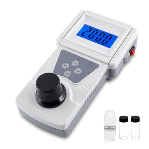 BriSunshine Lab Turbidity Meter, Handheld Portable Turbidimeter for Testing Turbidity of Liquids, Measuring Range 0-200 NTU, ISO 9000 Compliant