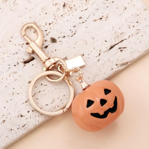 Image of Fruit Bag Charm Keychain - Gold Key Chain, Cute Purse Handbags Accessories - Beautiful Gift for Women