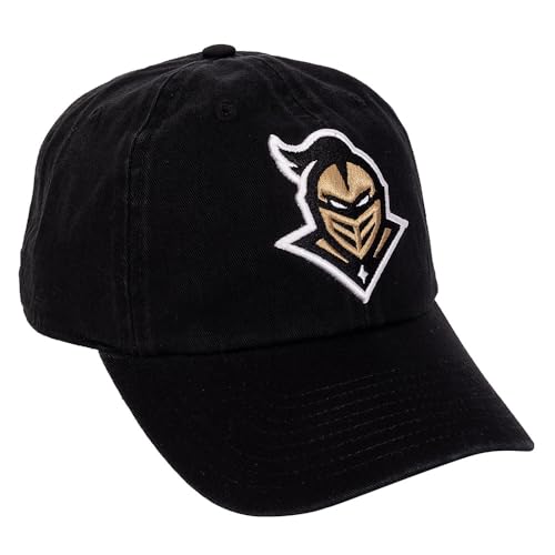 Desert Cactus University of Central Florida Baseball Hat Knights UCF Brimmed Embroidered Hats Cap Adjustable Cloth Strap Adult (Style 3) Black