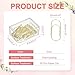 PATIKIL 50 Pcs Paper Clip, 2inch Non-Skid Metal Paper Clamp Clips Large for Office Supplies Craft Scrapbook Document Note Sorting, Electroplating, Gold