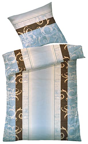 Dyckhoff 3065972400 Weichfrottier-Bettwäsche Pamela 80 x 80 cm und 155 x...