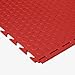 FlooringInc's 4.5mm Flex Nitro Hidden Interlocking Garage Floor Tiles, Flexible PVC Garage Tiles Flooring for a Stronger & Safer Garage, Workshop or Shed, Smooth, Terracotta, 4 Tiles (20.5
