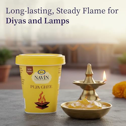 Image of Cycle Pure Navin Puja Ghee 200ml | Non-edible Ghee for Diyas /Lamps, Aarti & Rituals