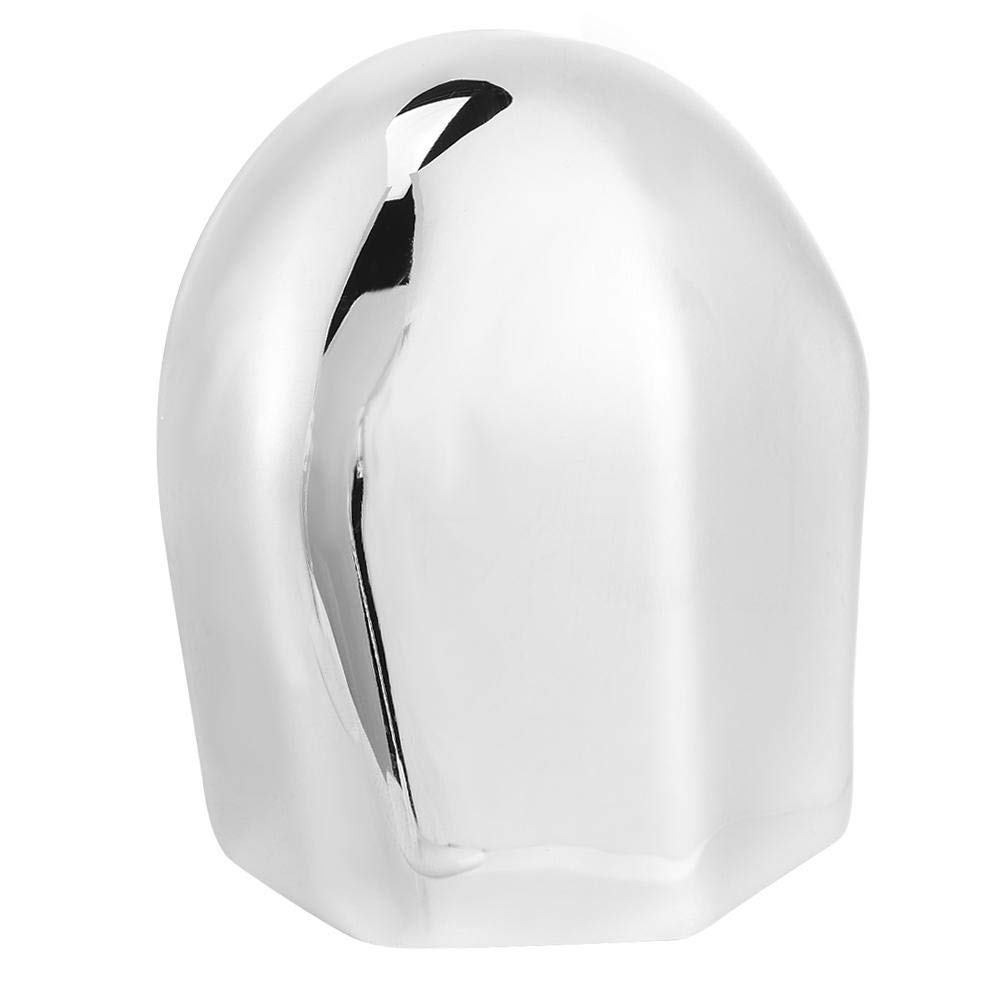 Qiilu Copri clacson per Motocicletta, Copri clacson per Moto di Ricambio per Modelli Touring con avvisatori acustici di Serie 1993-2018(Argento)