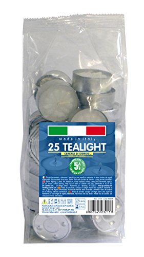 Cereria di Giorgio Risthò Tealight con Cup, Cera