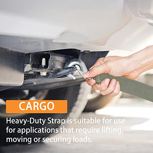 Image of Polyester Webbing Strap 16+Colors - 1 inch&1.5 inch&1.9 inch - 16.5 25 33 55 Yards Heavy Duty Webbing Roll, Flat Webbing Strap for Indoor&Outdoor Gear, Climbing, DIY Crafting, Repairing