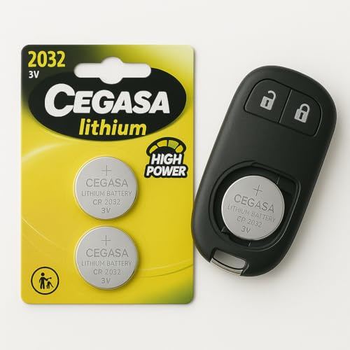 CEGASA CR2032 3V Pack 2 Pilas Botón de Litio - Imagen 3