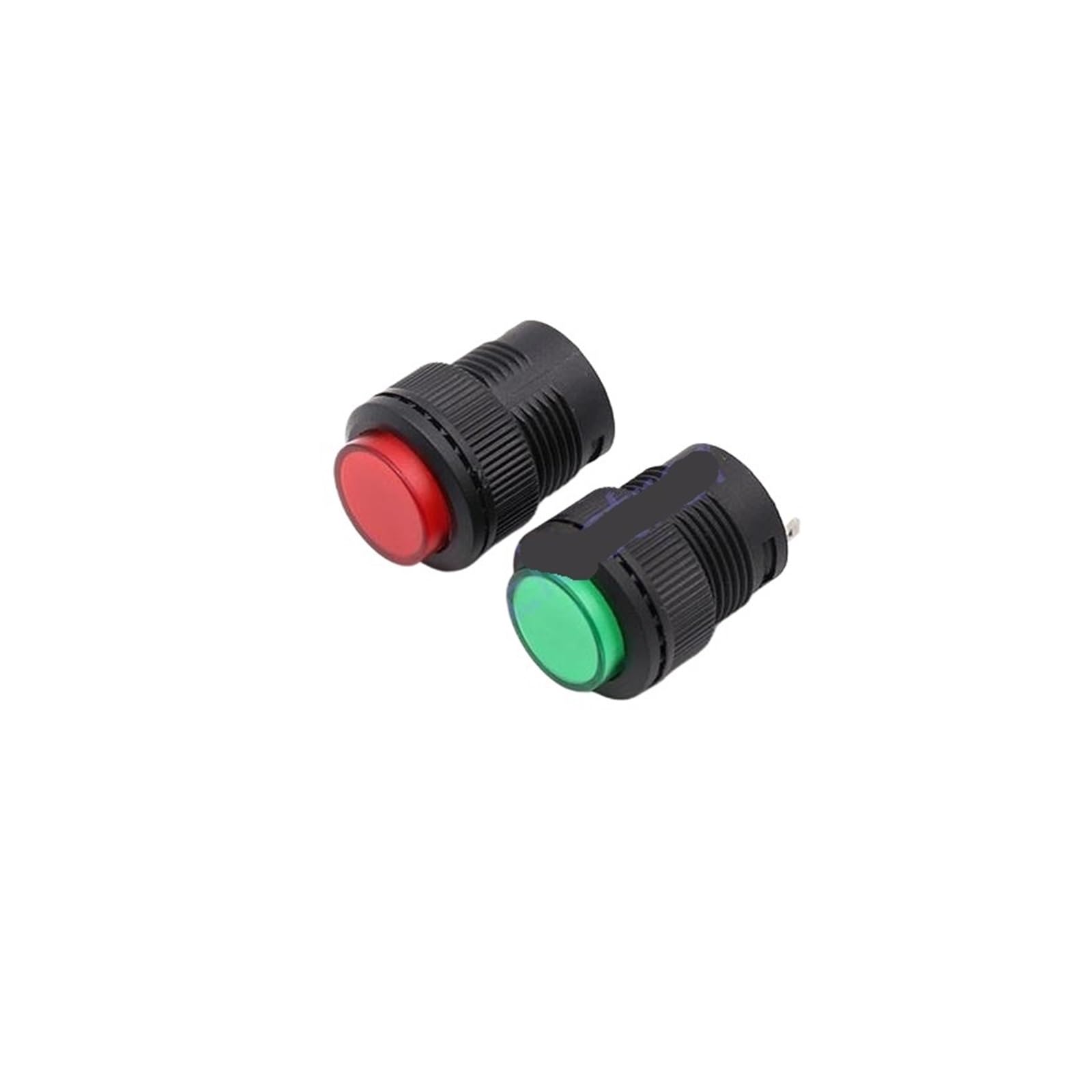 Interruptor de encendido R16-503AD de 2 unidades con botón de enclavamiento de 16mm