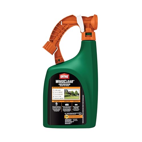 Image of Ortho WeedClear Lawn Weed Killer Ready-to-Spray, Kills Crabgrass, Dandelion and Clover, Hose-End Application, 32 fl. oz., 2-Pack