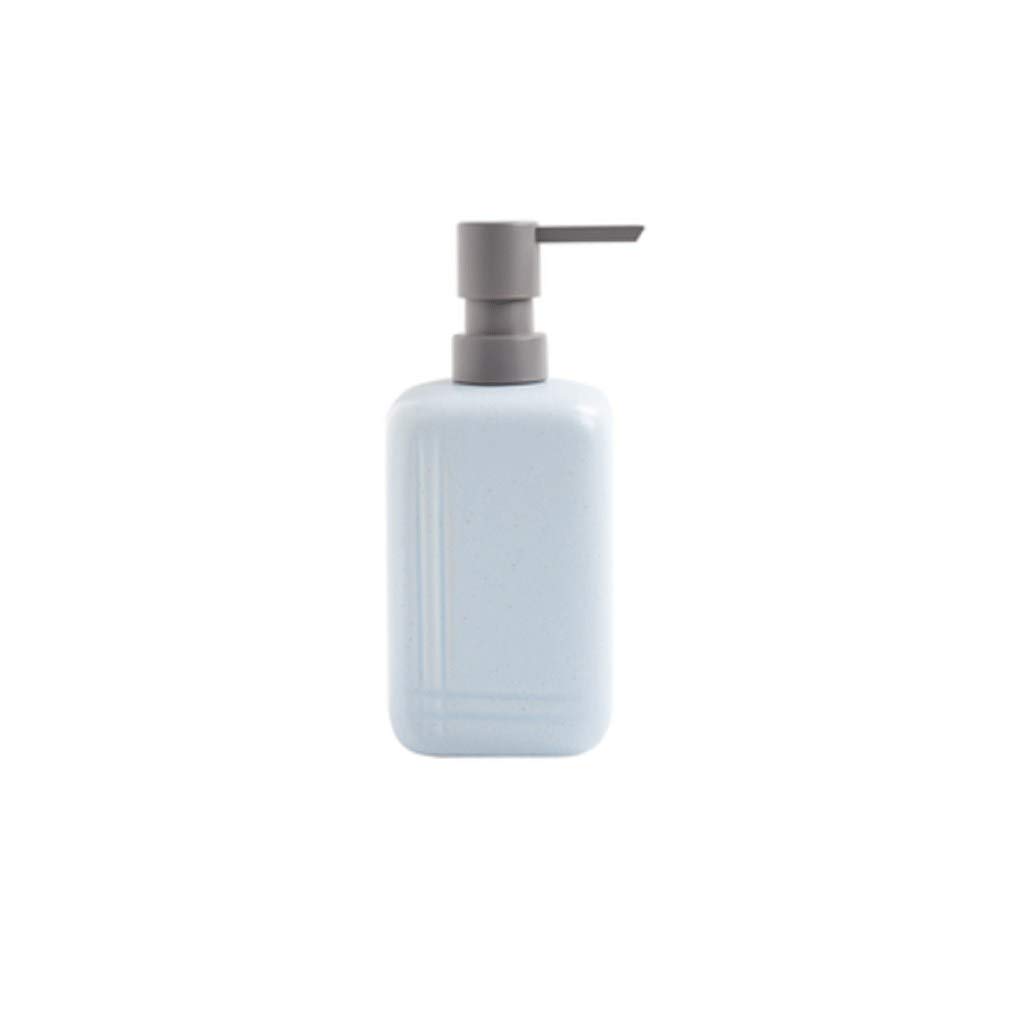 APUM Seifenspender aus Keramik, quadratische Pumpflasche mit großem Fassungsvermögen für Händedesinfektionsmittel in Küche und Bad (10,1 oz / 15,2 oz) Seifenspender