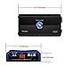 Planet Audio PL4000.1D Pulse Series Class D Monoblock Car Amplifier – 4000 High Output, 1 Ohm Stable, Low Level Inputs, Low Pass Crossover, MOSFET, Hook Up to Subwoofer for Bass