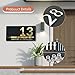 Personalized Acrylic House Number Sign Modern House Numbers Plaque for Outside House Address Plaque Laser Cut 3d Custom Street Name Decorative House Numbers (White silver,20 * 20cm)