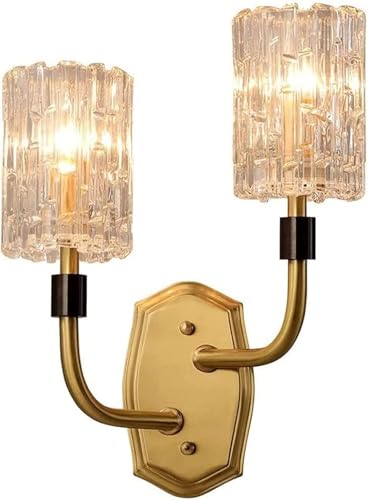Applique murale ZR98US anti-éblouissement en verre dépoli pour escalier