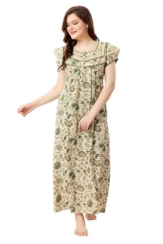 Image of Soulemo Women's Alpine Blended Printed Nighty 1635