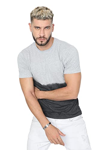 Image of fanideaz Mens Cotton Half Sleeve Striped Round Neck T Shirt