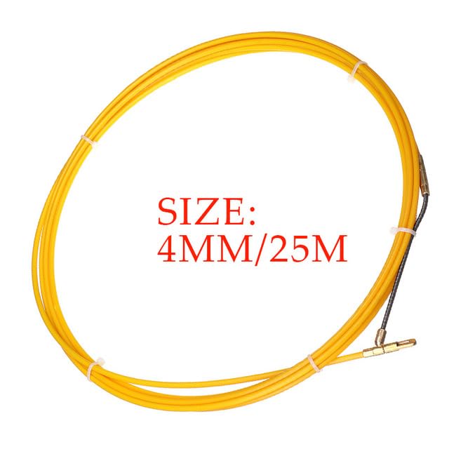 Einziehband 5M/10M/15M/20M/25M/30M Dia 4mm Fiberglas Draht Kabel Puller Fisch Band Reel Leitung Rohrleitungen Rodder Ziehen Puller Guide Gerät(25M)