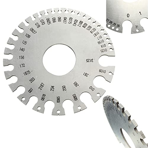 Calibrador medidor de diámetro y grosor de alambre inox miniatura 4
