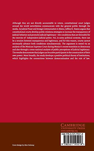 Judicial Power and Strategic Communication in Mexico