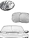 Windshield Sun Shade (EZ Install | EZ FOLD | EZ Store) Two Piece Foldable Dash Protector UV hot Cold Summer Winter Sunshade Window